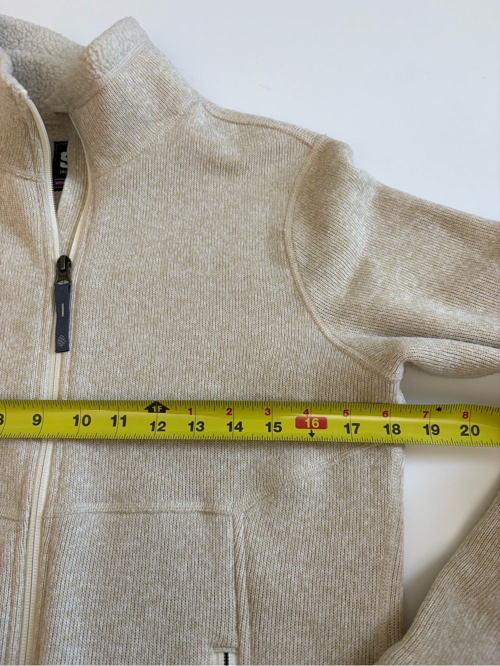 Stio Sweetwater Fleece Jacket Size Small Beige Full Zip - Picture 7 of 9